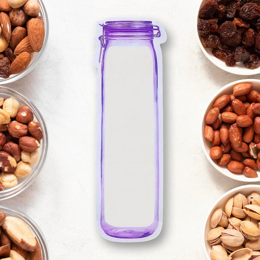 Food Storage Bottle-Shaped Ziplock Bag – Reusable (1 Pc / 500 ML)