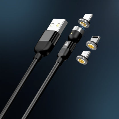 3 in 1 Magnetic USB Charging Cable – Nylon Braided & Fast Charging