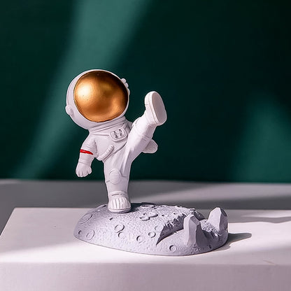 Astronaut Mobile Holder | 3D Resin Phone Stand for Desk & Car (1 Pc)