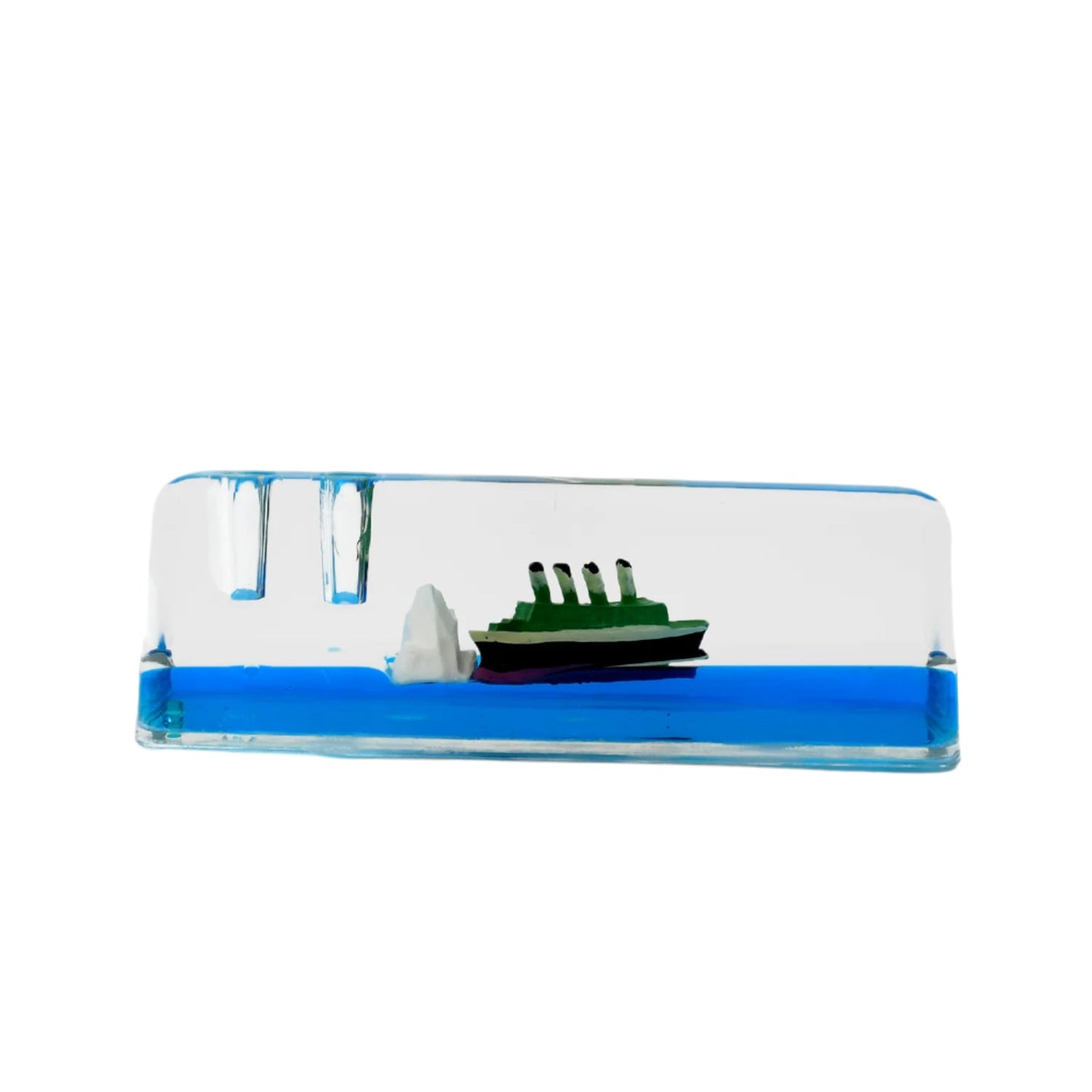 Floating Cruiser Ship Ornament for Car Dashboard & Desk