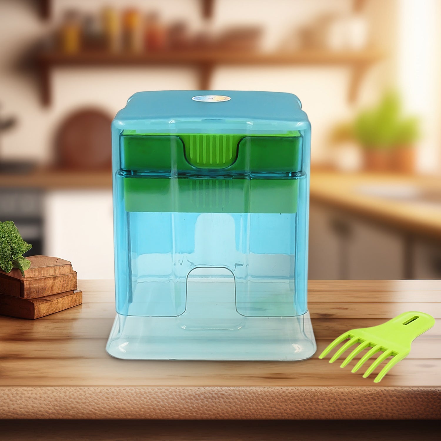 2-in-1 French Fry Cutter & Vegetable Fingers Maker with Two Blades