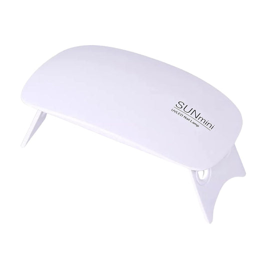 Mini UV LED Nail Dryer Lamp – Portable Gel Nail Light with Timer (1 Pc)