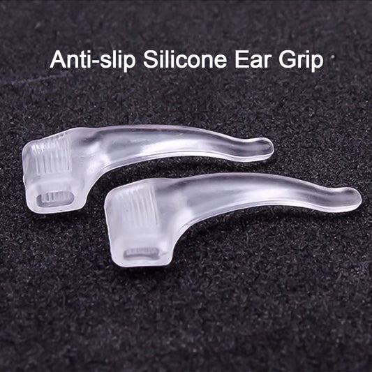 Soft Silicone Glasses Ear Hooks – Anti-Slip Eyeglass Retainers (1 Pair)