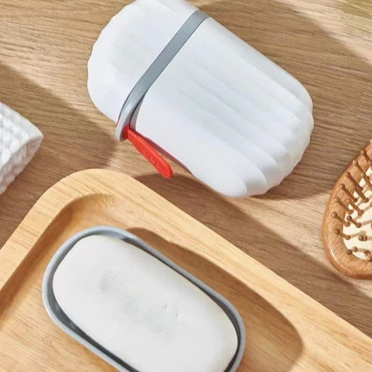 Stylish Soap Box with Secure Seal for Travel, Bathroom & Camping – Leak-Proof, Compact Design