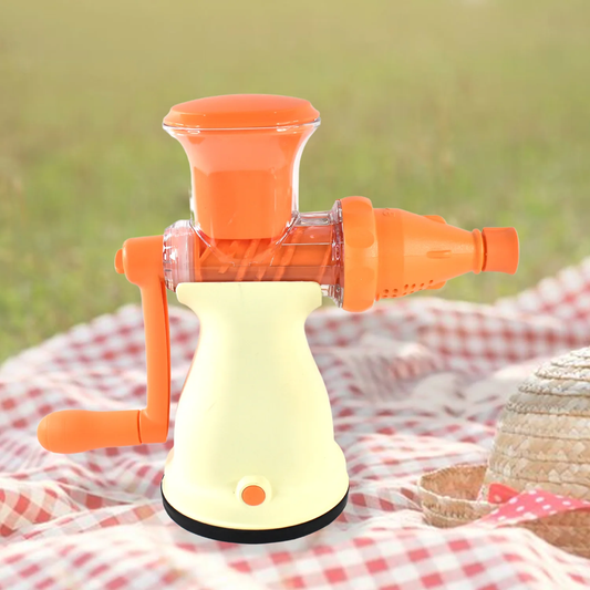Apex Manual Carrot & Fruit Juicer – Heavy-Duty With Glass
