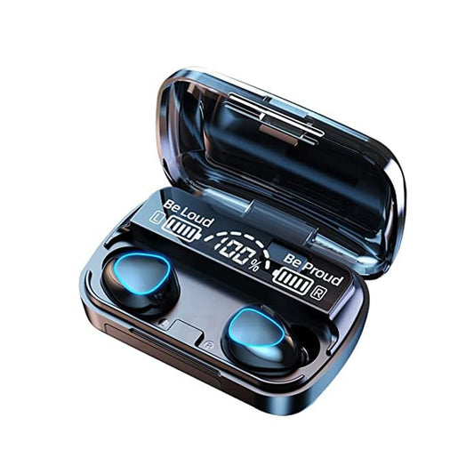 Wireless Bluetooth 5.1 Mini Earbuds with LED Display & Mic