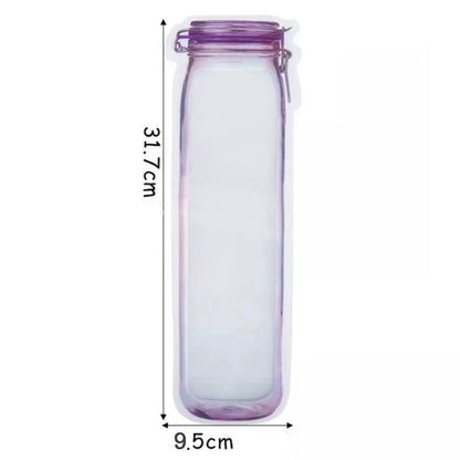 Food Storage Bottle-Shaped Ziplock Bag – Reusable (1 Pc / 500 ML)