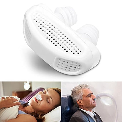 2 in 1 Anti Snoring Nose Clip with Air Purifier & Storage Case (1 Pc)