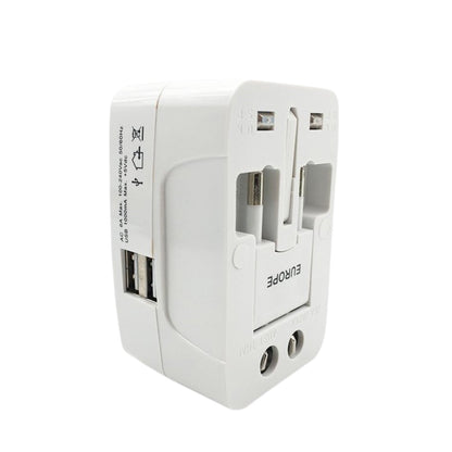 All-in-One Universal Travel Adapter Plug – AU/UK/US/EU with USB Output (1 Pc)