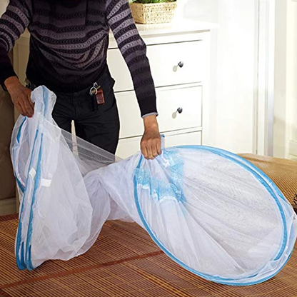 Premium Polyester Foldable Mosquito Net Tent – Self-Supporting & Portable (100 cm Long)