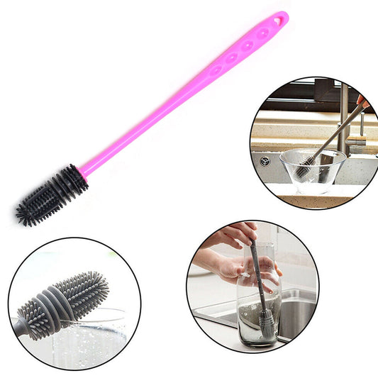 Long Bottle Cleaning Brush for Narrow Neck Water Bottles