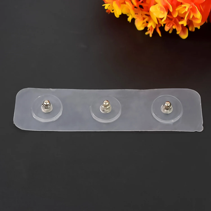 Adhesive Nails Wall Hooks – Screw Sticker with 3 Hooks