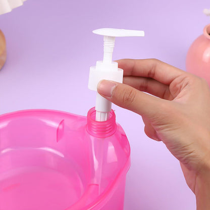 Double Layer Soap Dispenser with Pump & Sponge Holder for Kitchen