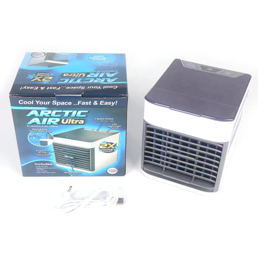 Mini Portable Air Cooler with LED Light & Water Tank Fill
