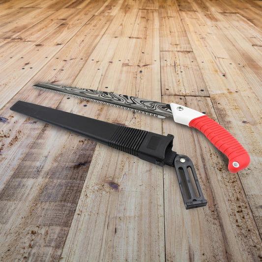 Hand Pruning Saw for Tree Branch Cutter with Cover – Carbon Steel Blade