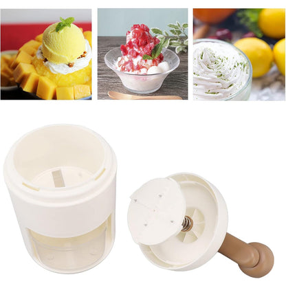 Portable Manual Gola Maker & Ice Crusher for Smoothies & Shaved Ice