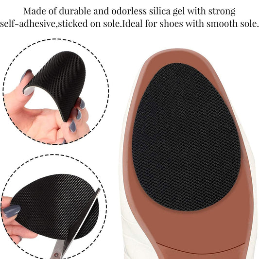 Non-Slip Rubber Shoe Sole Grips for Heels & Boots (1 Pair)