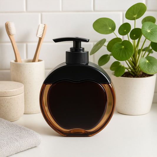 Refillable Apple-Shaped Liquid Soap Dispenser – 350 ML