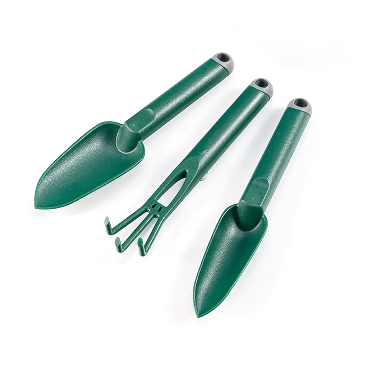Heavy-Duty Garden Trowel & Hand Cultivator Set – Digging & Planting Tools - Set of 3