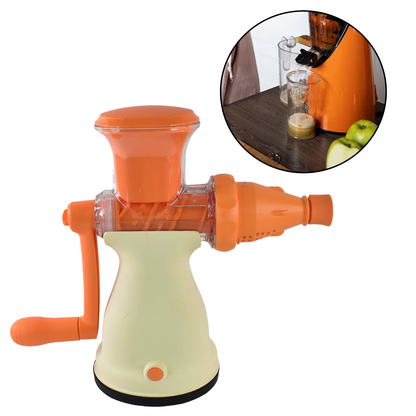 Apex Manual Carrot & Fruit Juicer – Heavy-Duty With Glass