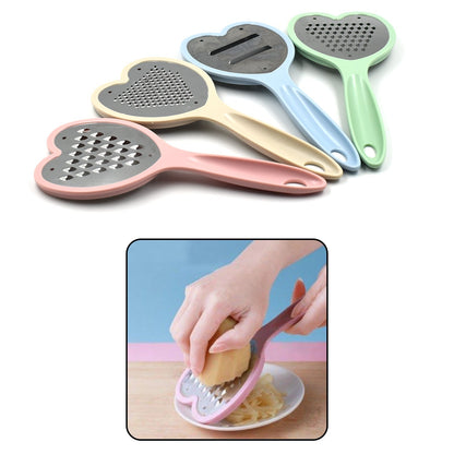 Heart-Shaped Grater & Slicer Set for Kitchen – Multipurpose