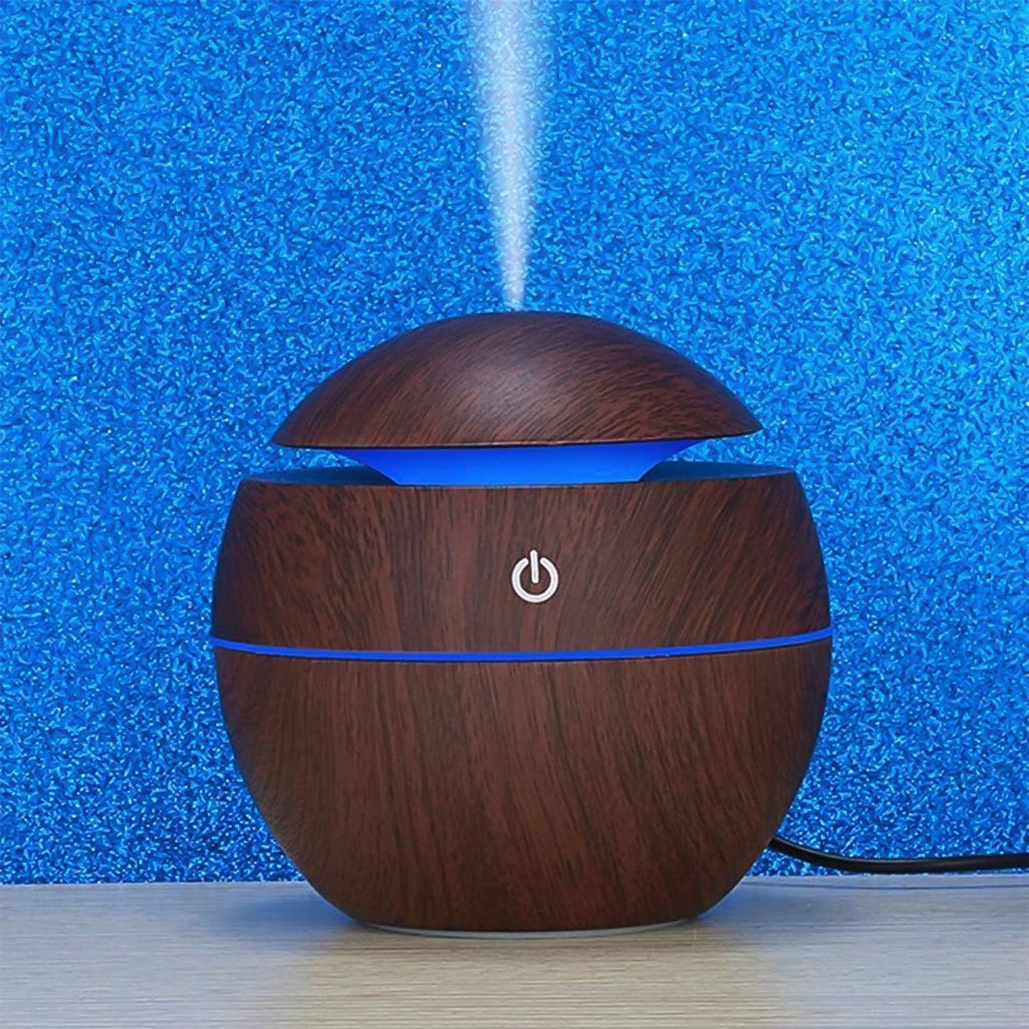 Ultrasonic USB Aromatherapy Humidifier – 130ML with LED Lights