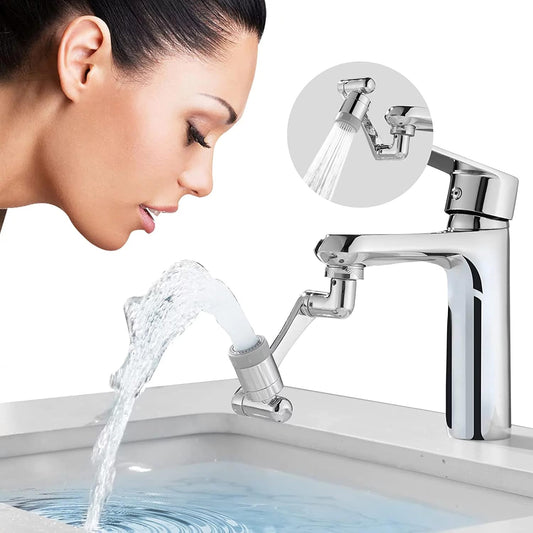 Flexible Faucet Splash Head Aerator with 2 Spray Modes (1 Set)