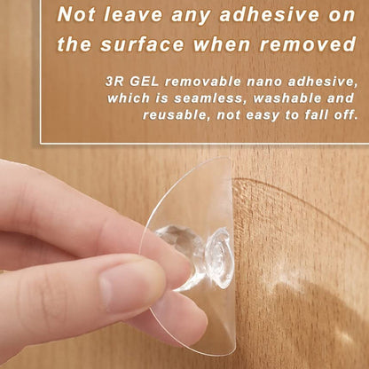 Clear Diamond Crystal Cabinet Knob – Self Adhesive Handle (5 pcs)