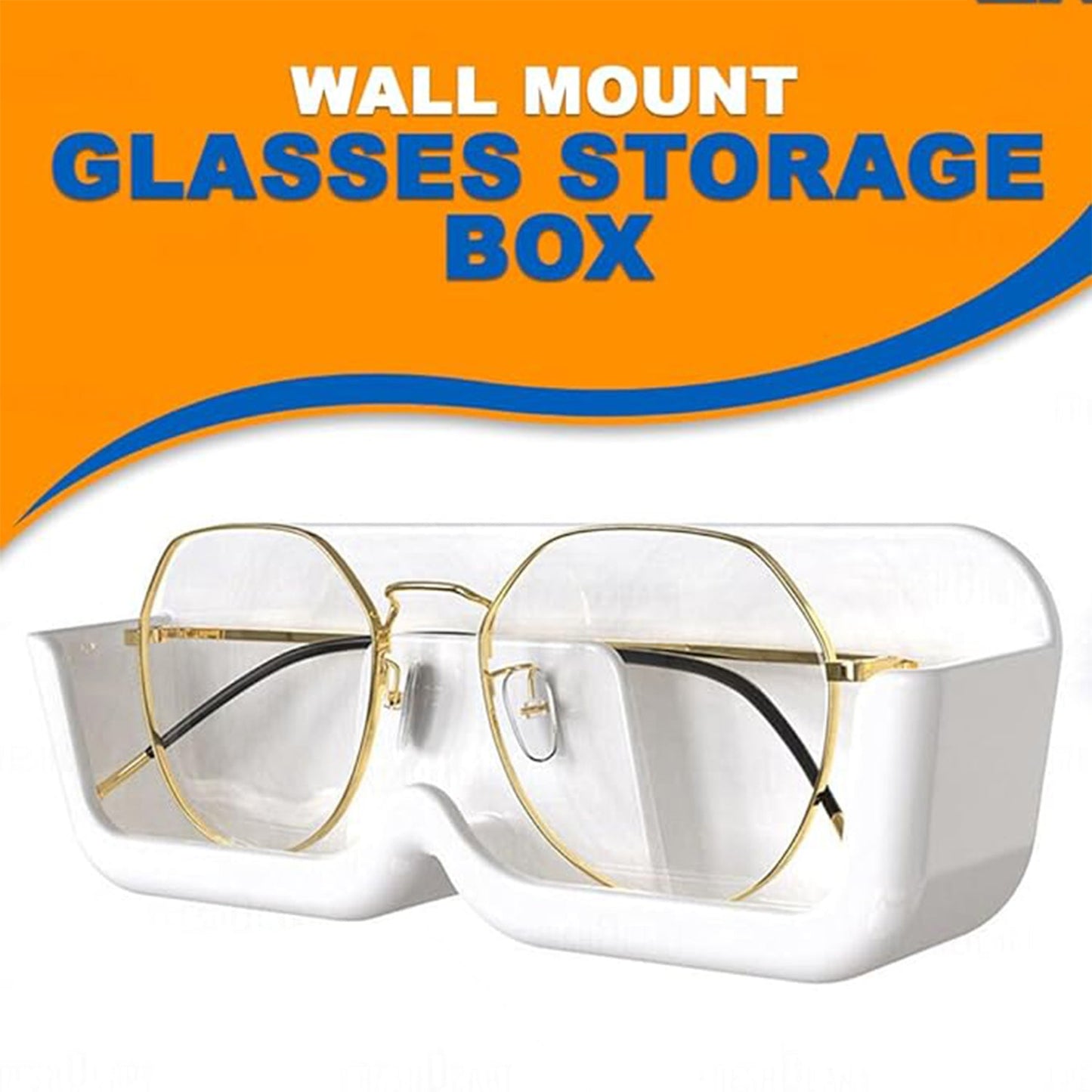 Wall Mount Sunglass Organizer – 2 Pcs Set with Adhesive Stickers