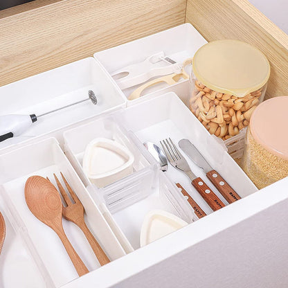 Refrigerator Drawer Divider Clips & Storage Organizers – Set of 4