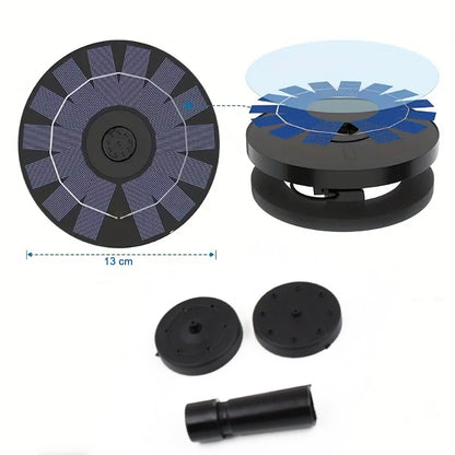 Solar Water Fountain Pump – Floating Outdoor Garden Decor (1 Set)