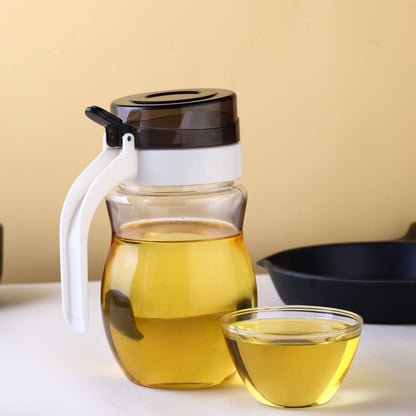 Oil Dispenser Stainless Steel with Small Nozzle – 650ml Anti-Drip Oil Pot for Kitchen, BPA-Free, Rustproof
