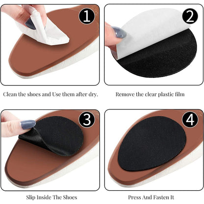 Non-Slip Rubber Shoe Sole Grips for Heels & Boots (1 Pair)