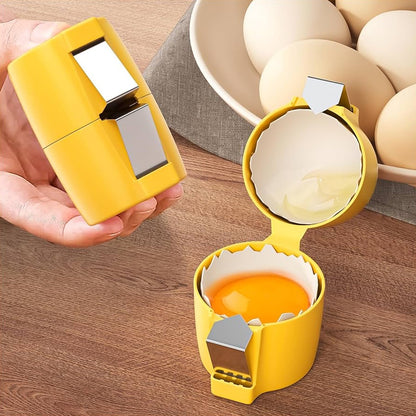 Handheld Egg Shell Opener and Egg Cracker Tool For Raw Eggs
