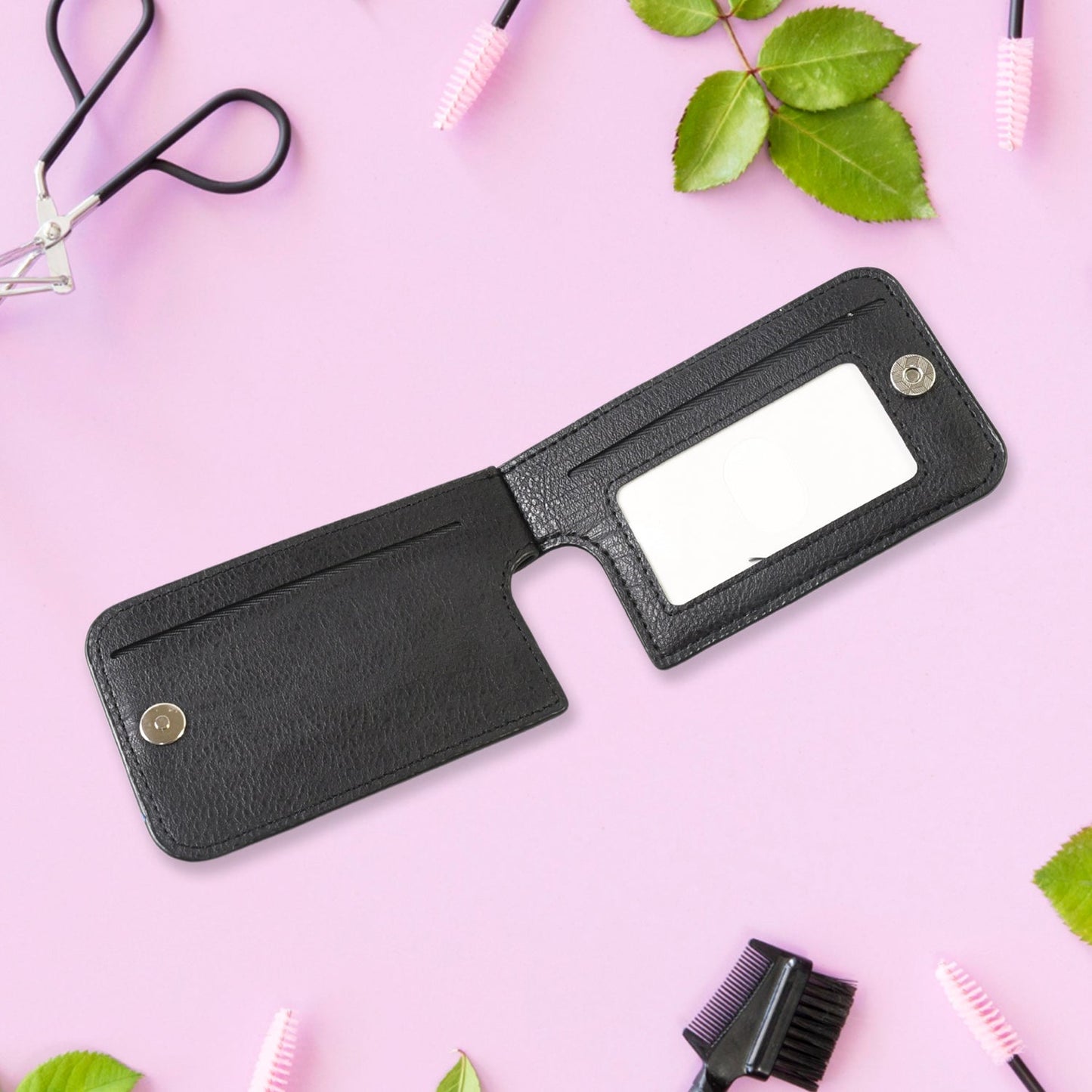 Adhesive Card Holder with Zipper for Phones – 1 Pc (Random Color)