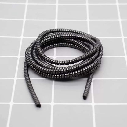 Metallic Spiral Cable Protector for Cords & Headphones – DIY Wrap