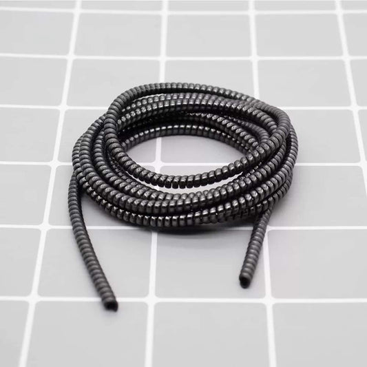 Metallic Spiral Cable Protector for Cords & Headphones – DIY Wrap
