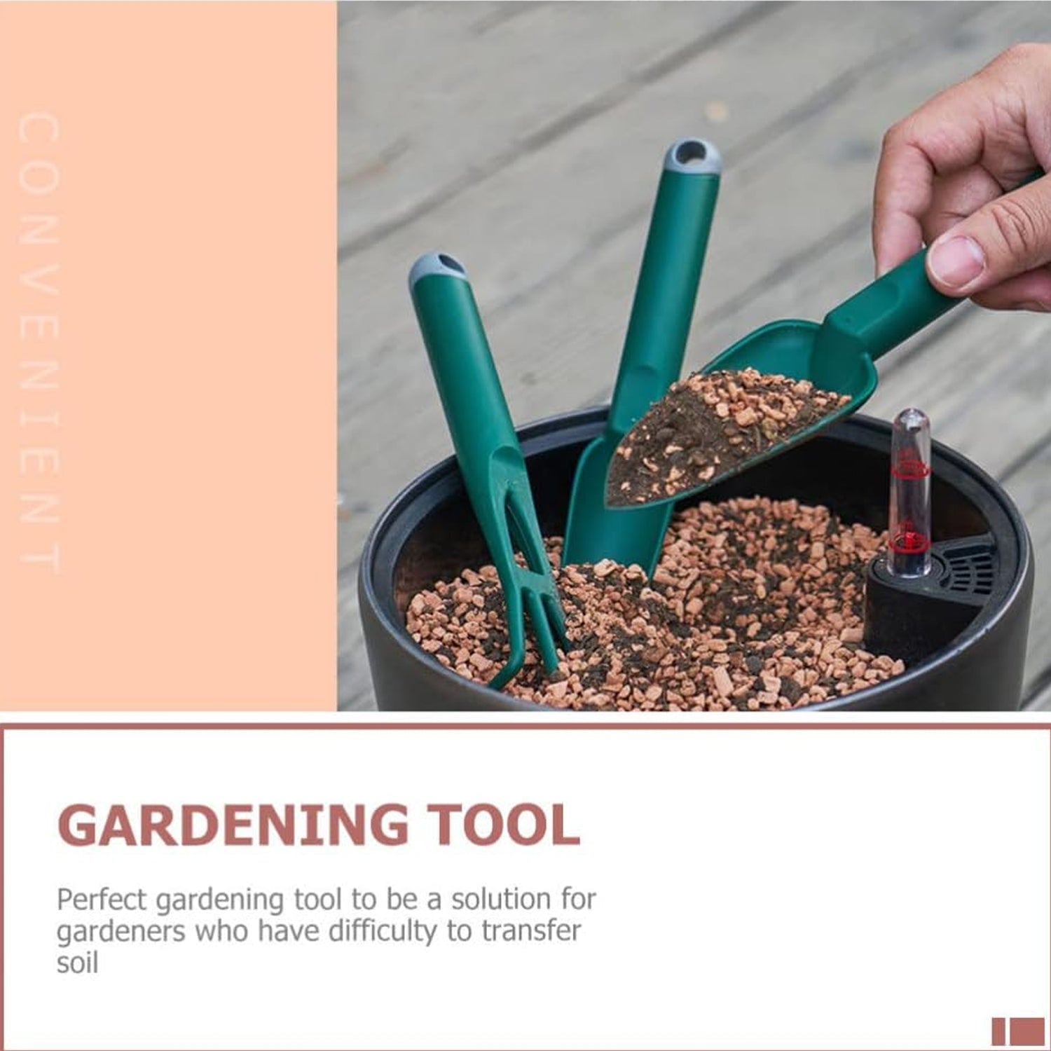 Heavy-Duty Garden Trowel & Hand Cultivator Set – Digging & Planting Tools - Set of 3