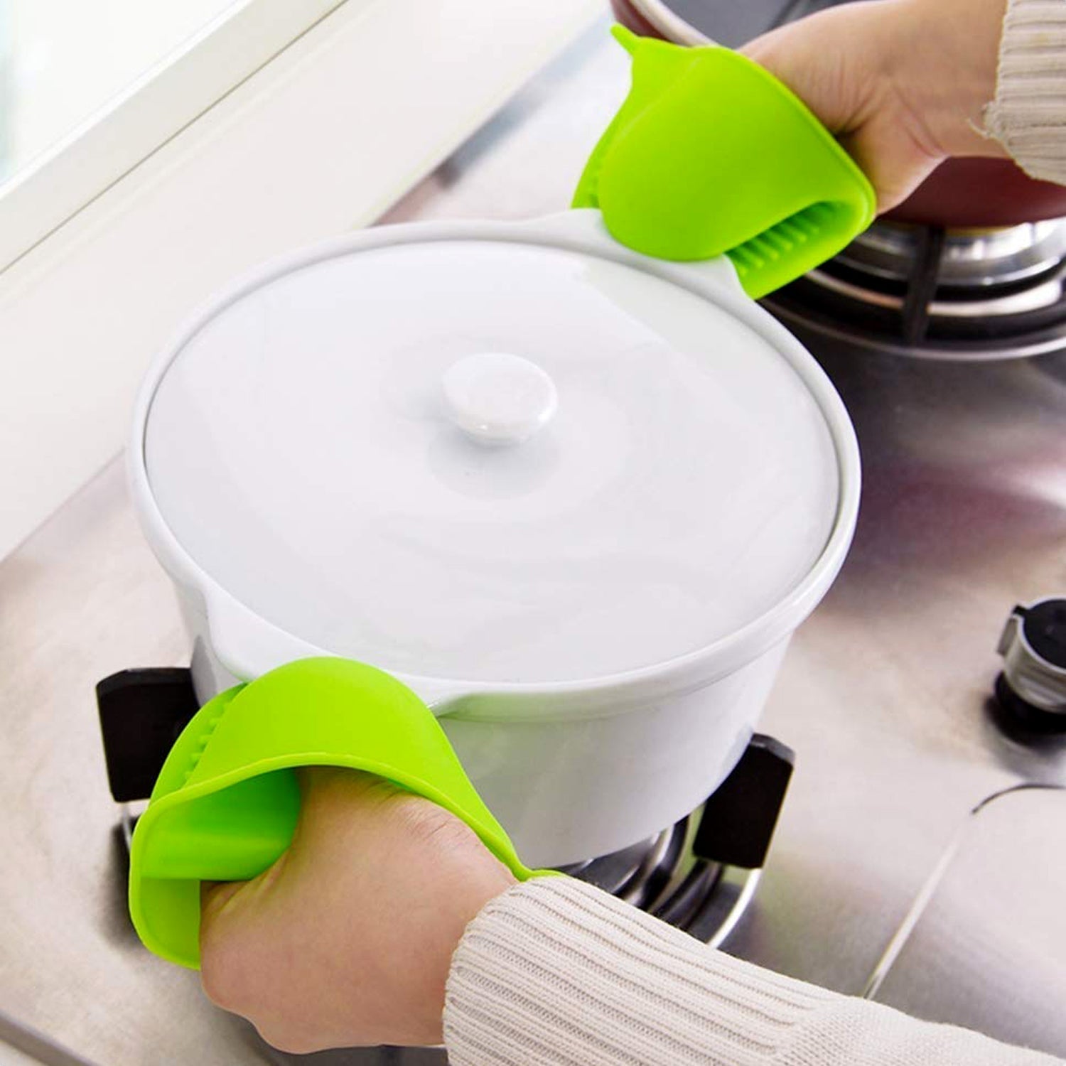 Silicone Heat-Resistant Potholder Mitt – Mini Oven & Cooking Glove