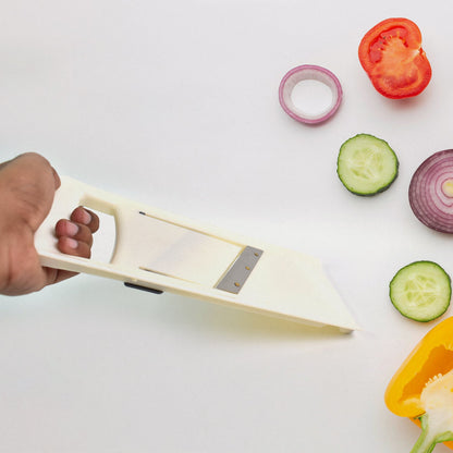 Adjustable Fruit and Vegetable Slicer with Stainless Steel Blade