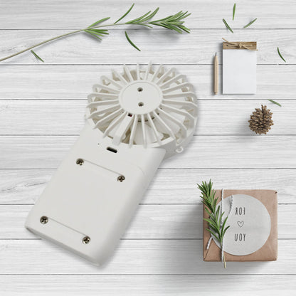 Portable Handheld Electric Fan – USB Rechargeable Mini Fan with 3 Speed Modes (1 Pc)