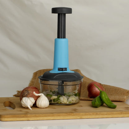 Push Chopper – Manual Food Chopper with 3 Blades