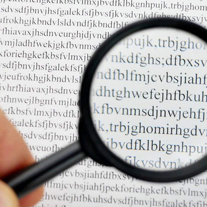 Real Glass Magnifying Lens – Breakage-Proof Reader (50 mm)