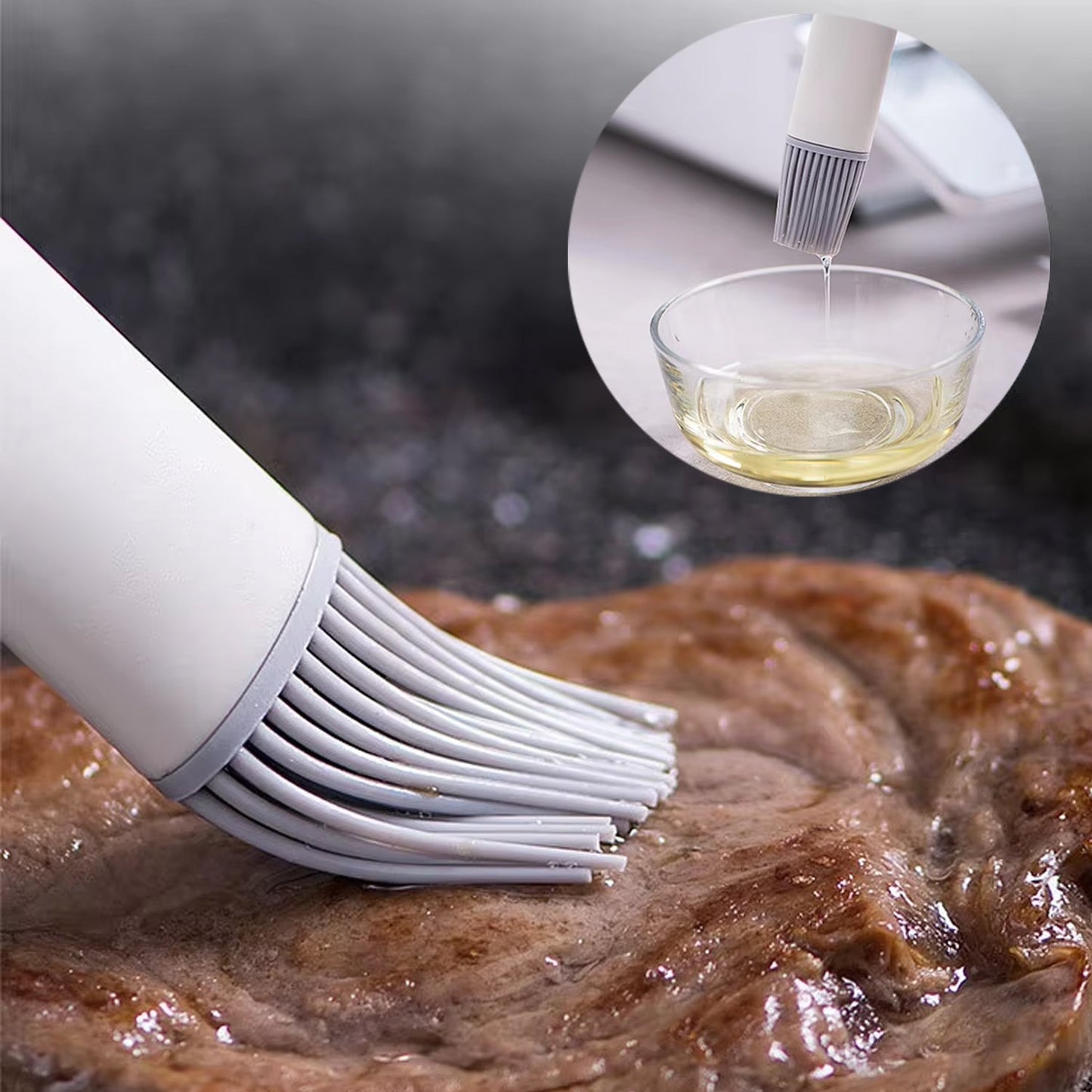 Silicone Pastry & Basting Brush For Cooking & BBQ