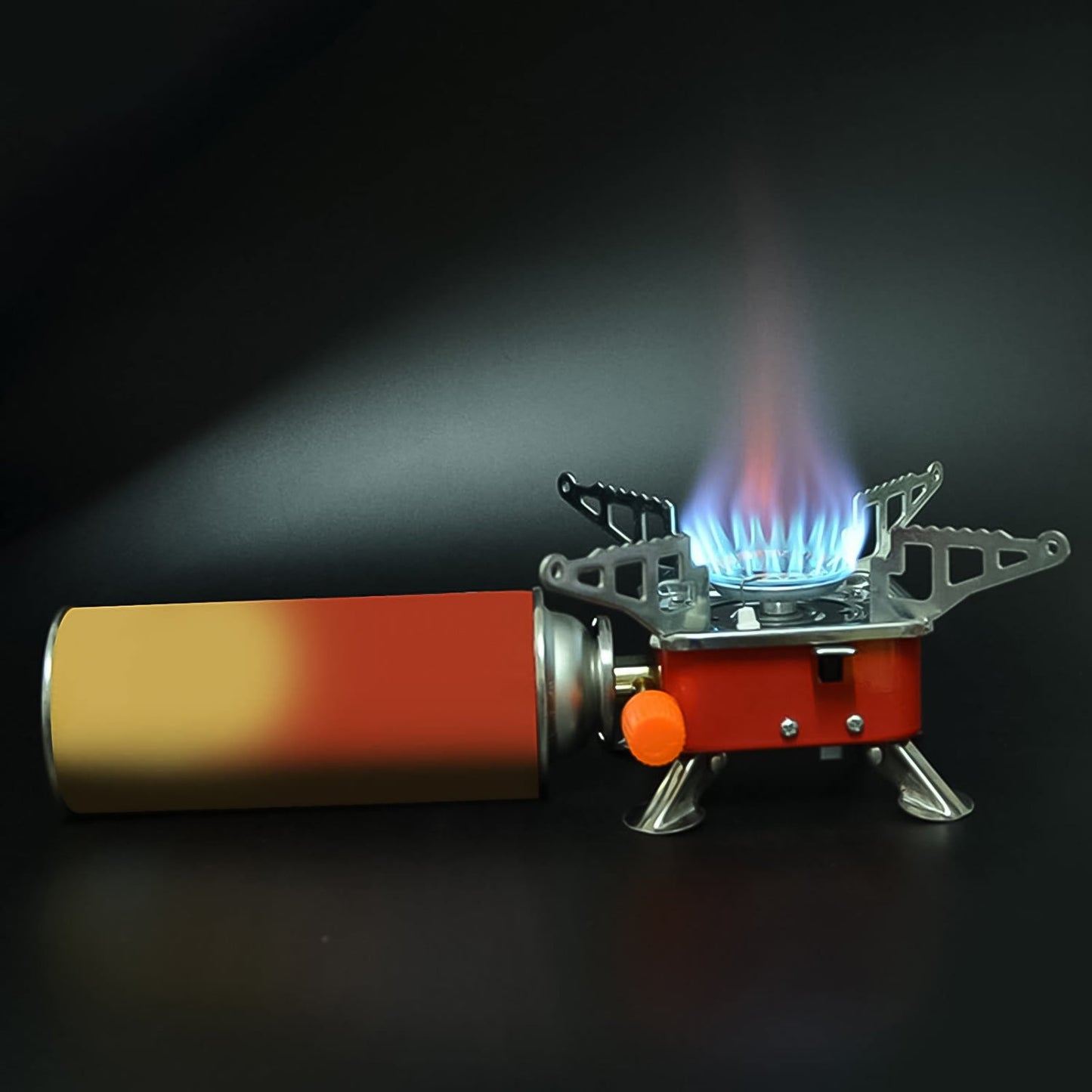 Mini Square Camping Stove – 2800W Portable Outdoor Gas Burner