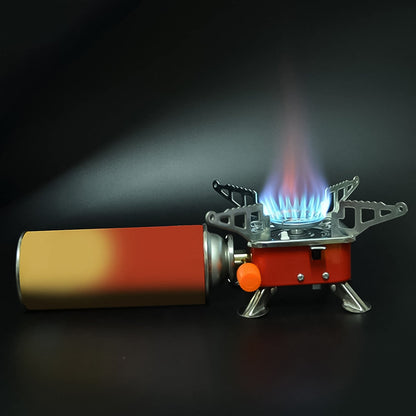 Mini Square Camping Stove – 2800W Portable Outdoor Gas Burner