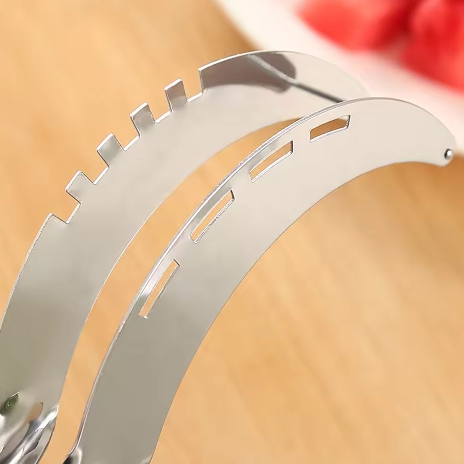 3-in-1 Stainless Steel Watermelon Slicer & Corer – Easy Fruit Cutter