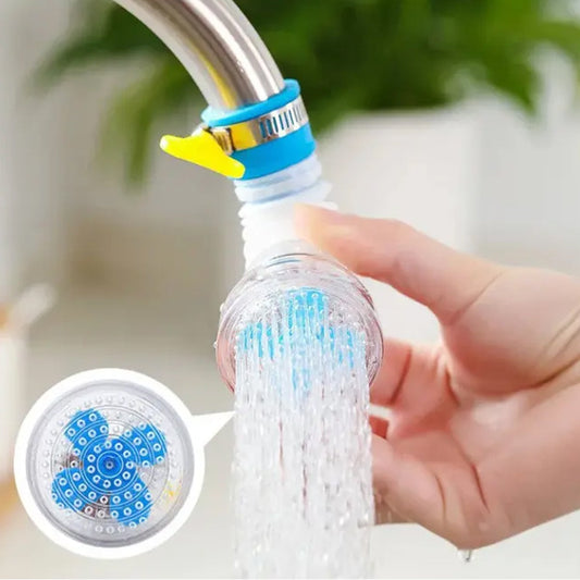 360° Adjustable Faucet Nozzle – Water-Saving Tap Filter for Kitchen & Bathroom (1 Pc)
