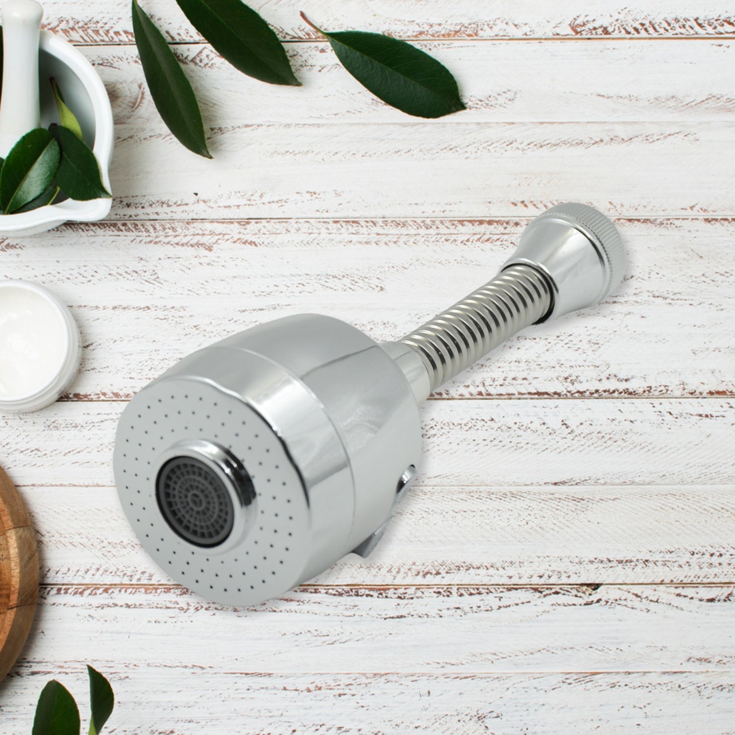 360° Rotating Faucet Sprayer with Water-Saving Aerator (6 Inch)