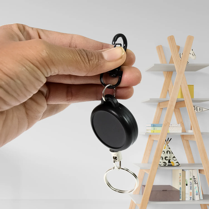 Safety Anti-Lost Retractable Key Chain – Heavy Duty Steel Wire for Keys, ID Cards & Tools